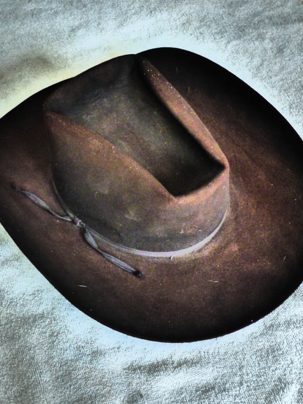 Mint Vintage Resistol XXX Beaver Western Felt Hat size 21 headband circumfrence